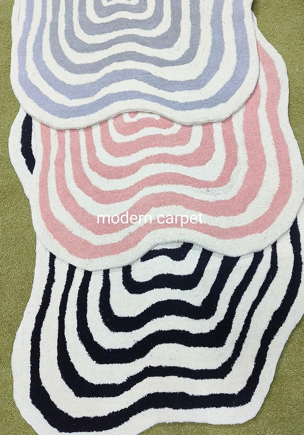 Mltd Rug Kid Rugs 3x5 ft 100% Woolen Handmade Tufted for Kid Room Bedroom Living Room Doormat by Modern Carpet