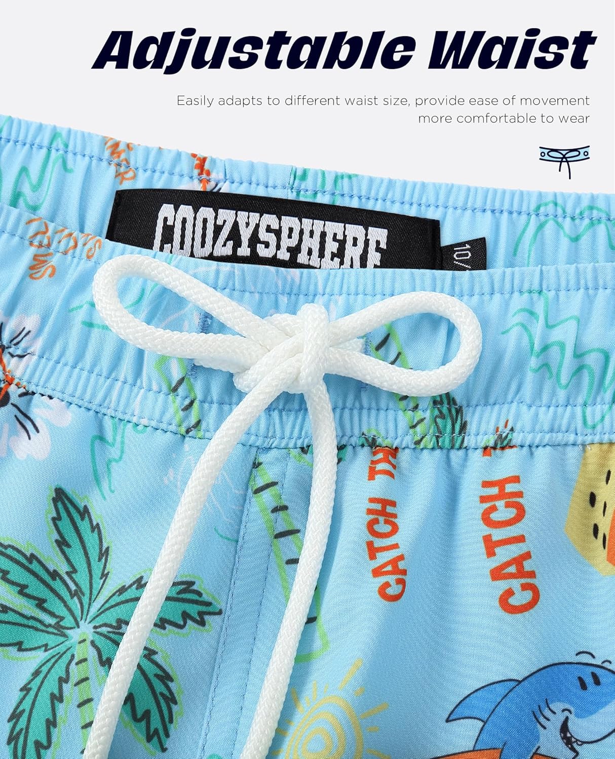 Boys Swimming Trunks 2T-12 Year Swim Shorts Kids Quick Dry Bathing Suit with Mesh Lining - Image 4