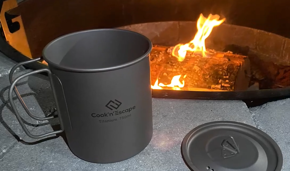 Amazon | COOK'N'ESCAPE チタンマグカップ セット 120ml 180ml 300ml