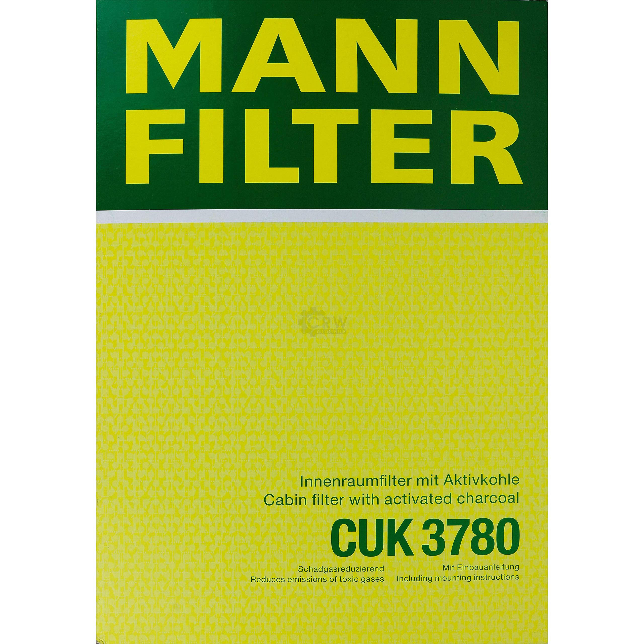Paquete de inspección Kit de mantenimiento de filtros con filtro de aceite HU 615/3 x, filtro de aire C 11 120, filtro de combustible WK 842/18, filtro de habitáculo CUK 3780, tornillo de