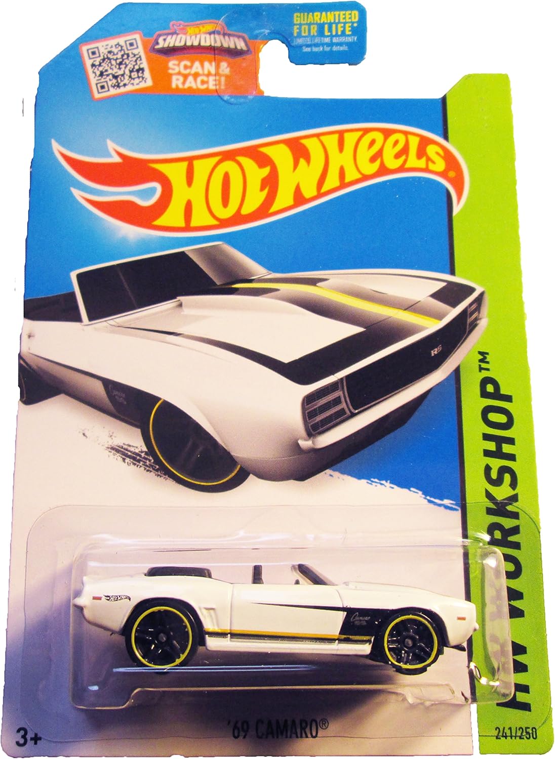 Hot Wheels, 2015 HW Workshop, '69 Camaro [White] #241/250
