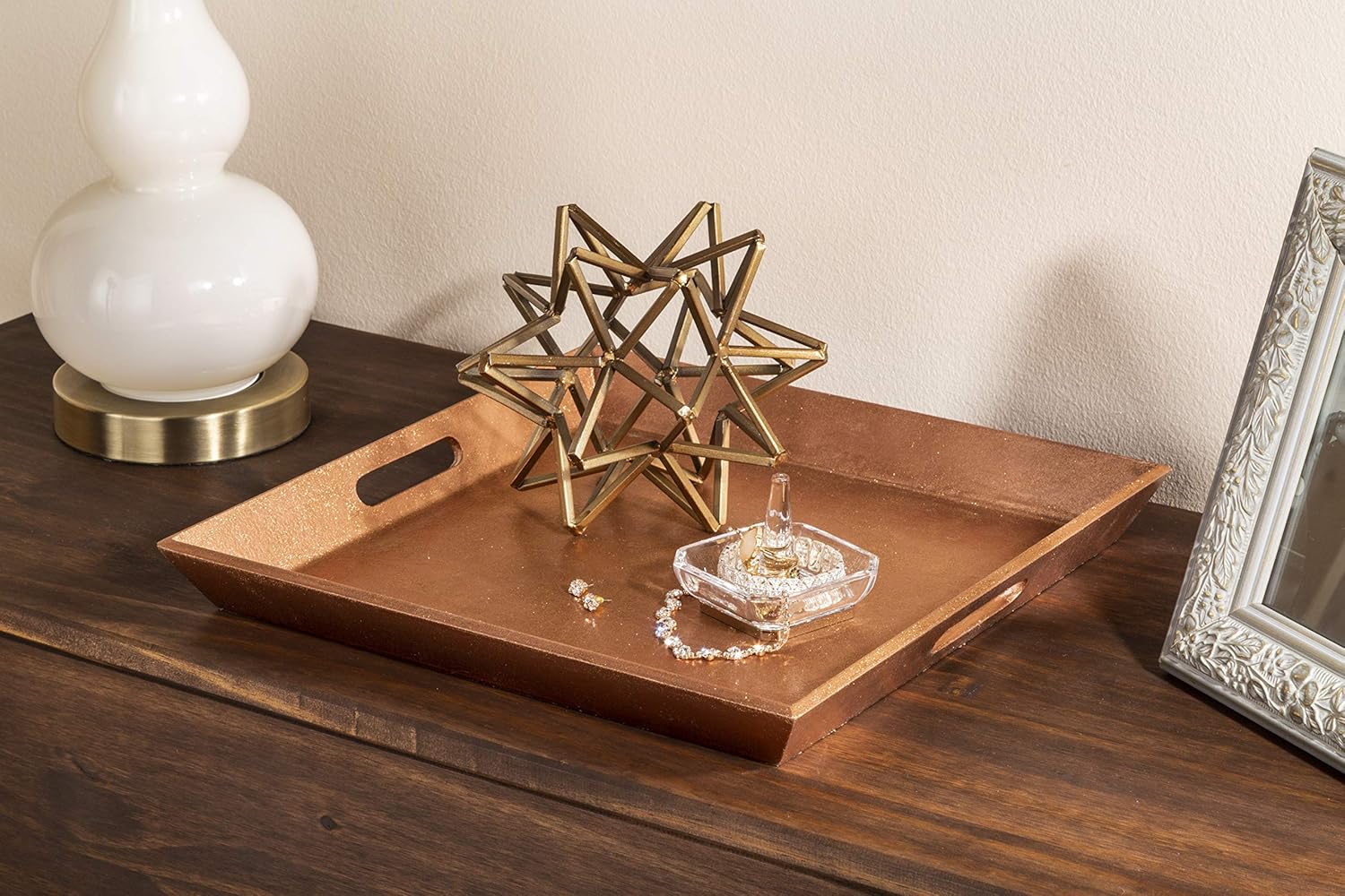 Rust-Oleum 349201-4PK Imagine Craft & Hobby Intense Glitter Paint, 8 Oz, Copper, 4 Pack