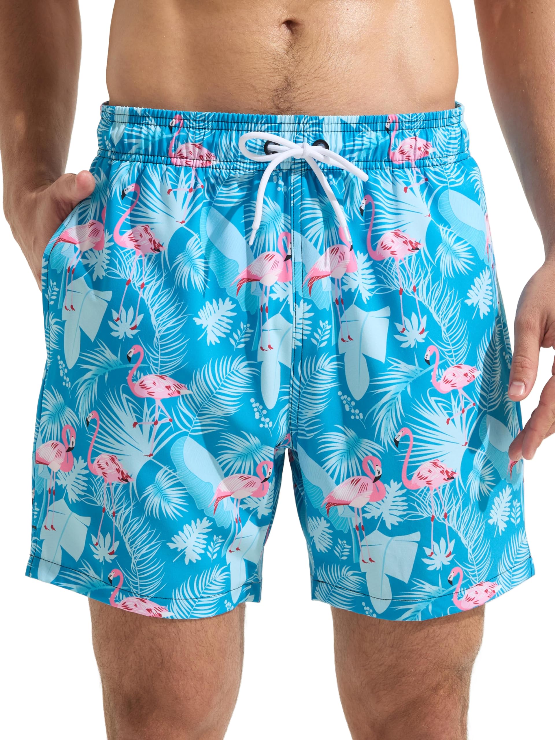 Arcweg Badeshorts Herren Badehose für Männer Schnelltrocknend Atmungsaktiv Elastischer Schwimmhose Kurz mit Meshfutter Für Strandurlaub & Freizeit S-3XL