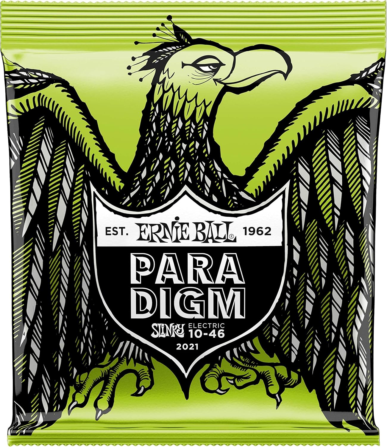 3 PACK Ernie Ball 2021 Paradigm Regular Slinky Electric Guitar Strings .010-.046