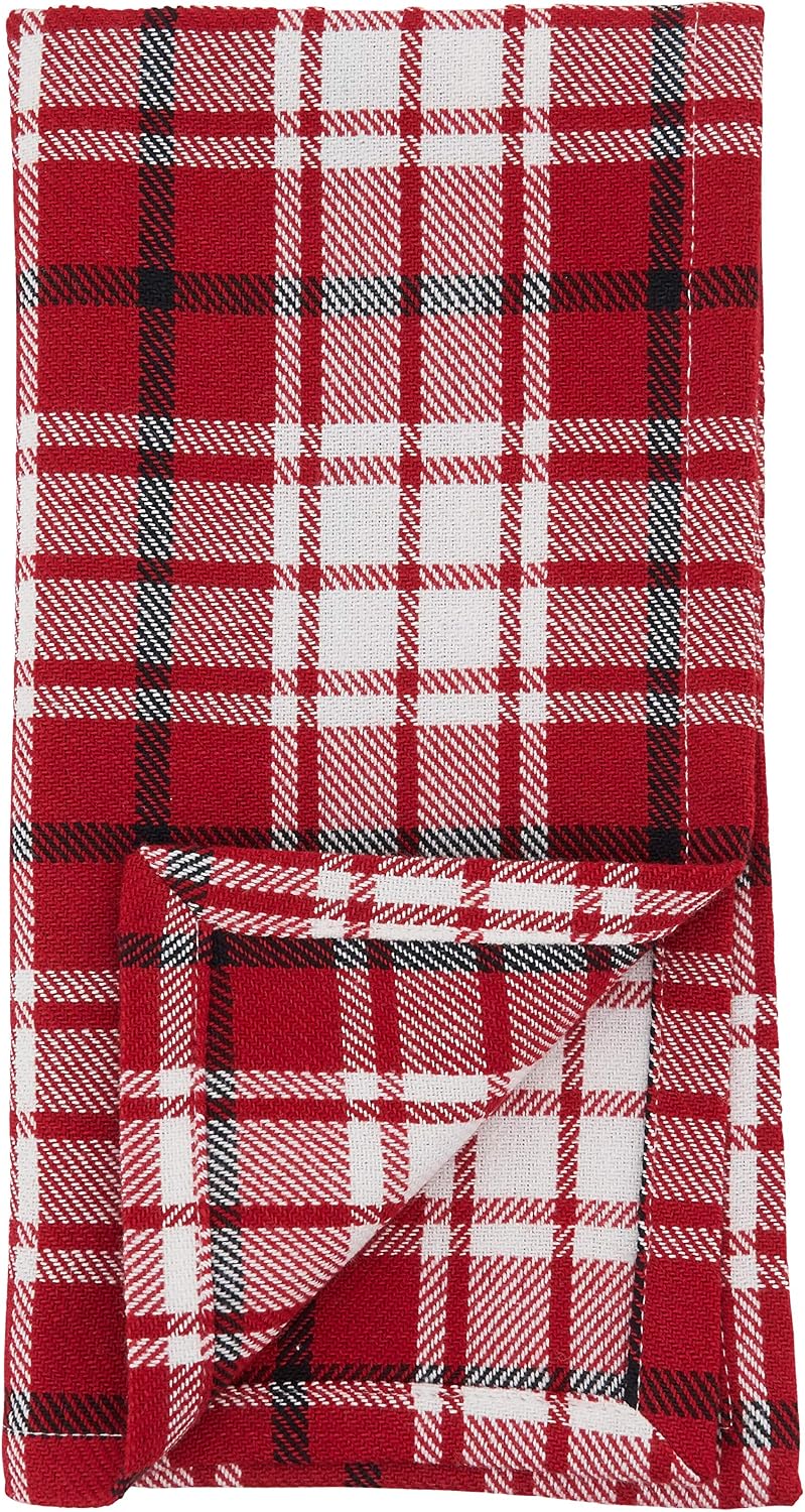 Small Plaid Table Napkins (Set of 4)