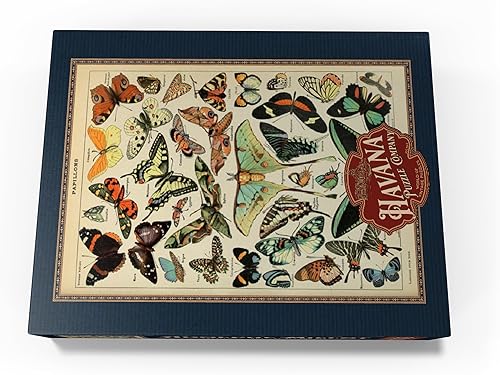 Miniatura 4 de MyPuzzle Papillons - Mariposas para todos, póster de arte vintage, Adolphe Millot - Rompecabezas prémium de 1000 piezas para adultos
