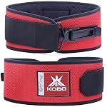 Kobo Flex Weave Lever Powerlifting Belt Bodybuilding Deadlift Squat Workout Strength Training for Men & Women