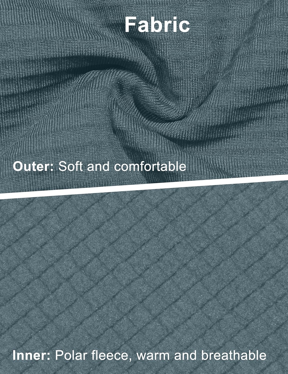 Little Donkey Andy Men's Winter Lightweight Warm Fleece Running Jacket Breathable Hooded Thermal Jacket with Thumb Holes - Image 4