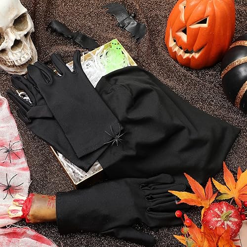Miniatura 5 de Coume 8 piezas de máscara sin rostro y guantes de cara completa, guantes de elastano, cabeza de Halloween, capucha de elastano, cosplay, disfraz
