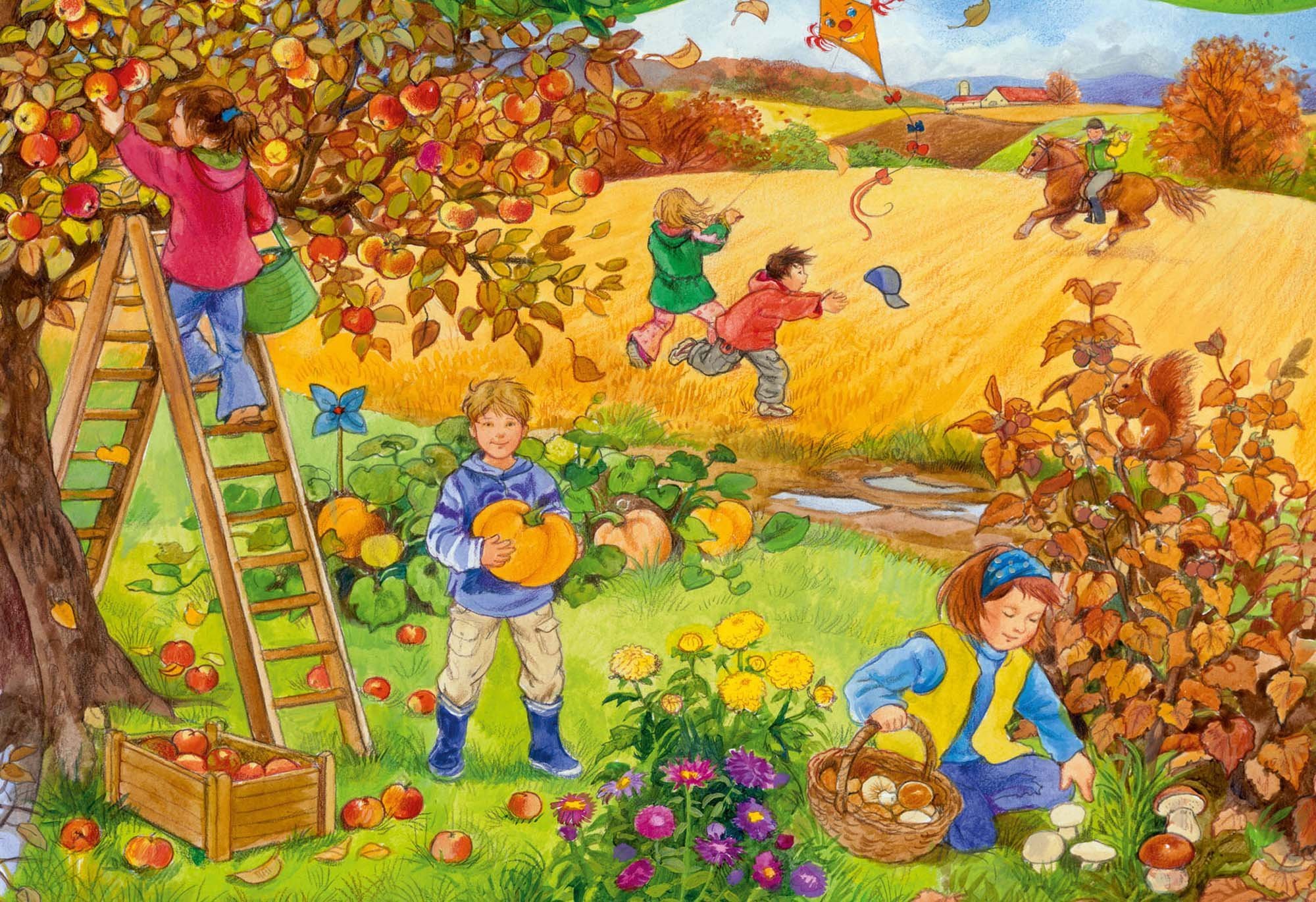 Ravensburger 05503-4 Jahreszeiten - 27 Teile Puzzle