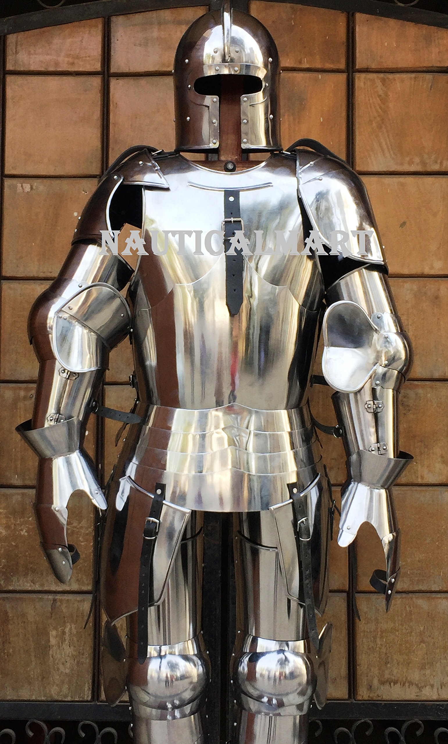 NauticalMart Medieval Milanese Full Suit Armor Halloween Costume - Custom Size