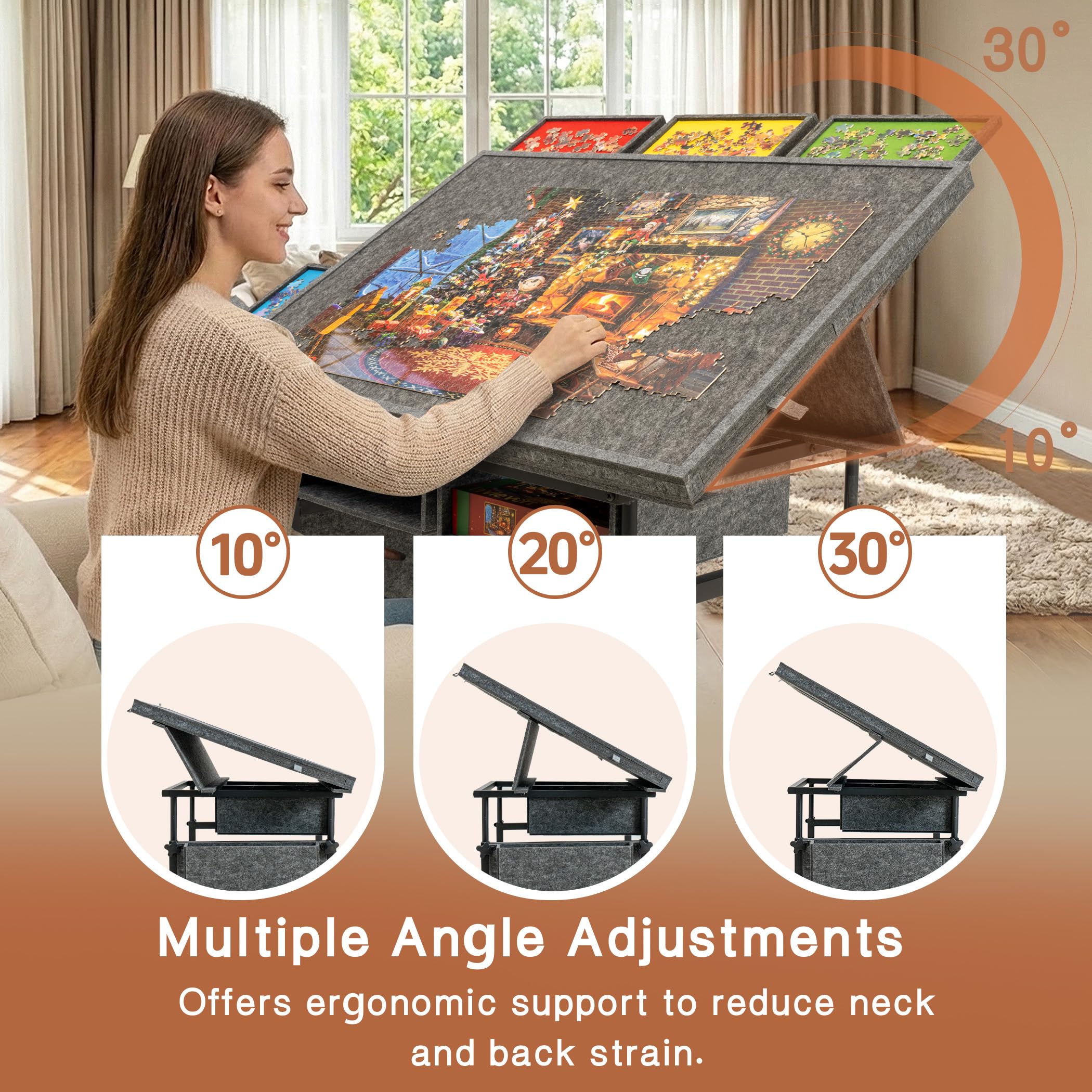 Amazon.com: LAVIEVERT: PUZZLE TABLE