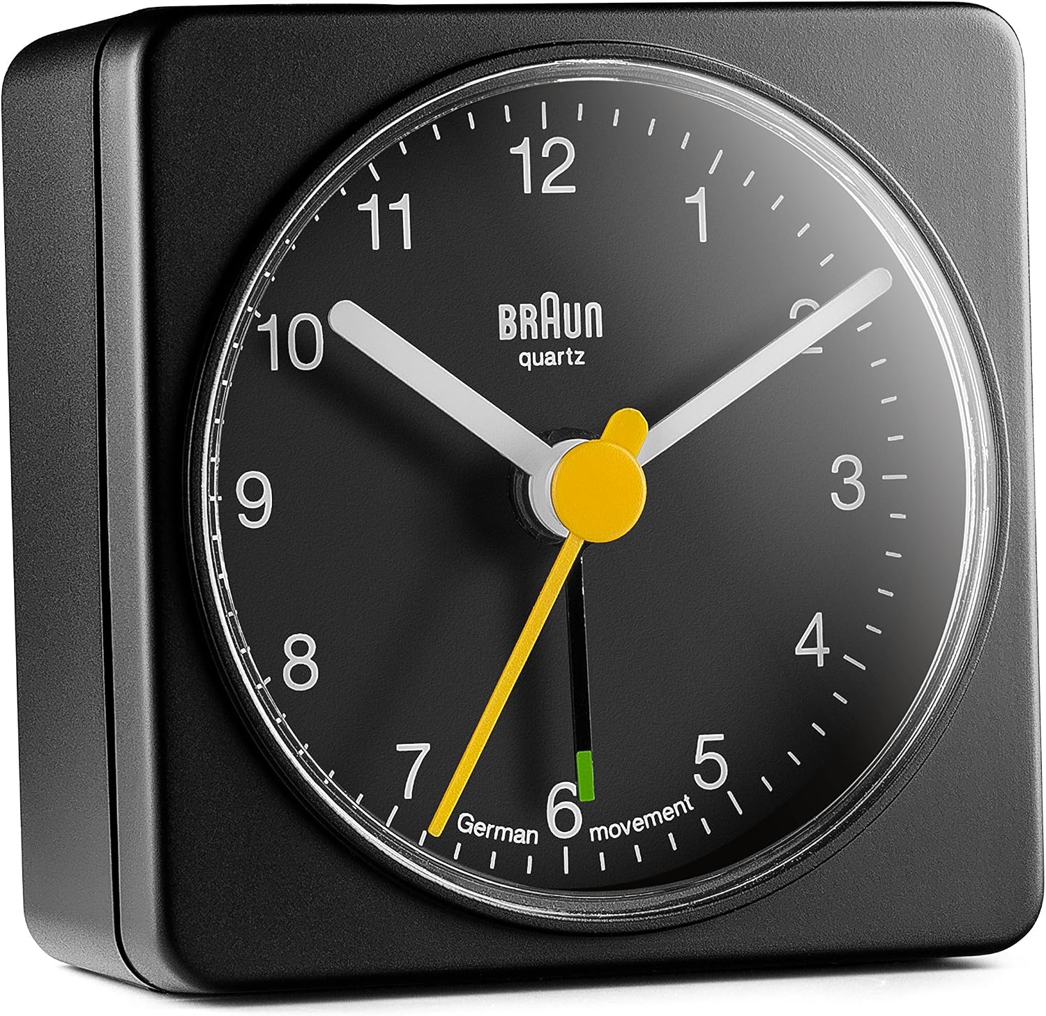 Braun BNC002BKBK Classic Analog Quartz Alarm Clock