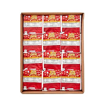 Lucky Charms, 25% Less Sugar, Single Serve Bowlpak, 96 Ct, 6 lb Case