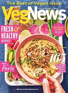 VegNews - Spring 2025: The 2025 Veggie Awards, Michelin Rated Vegan Restaurants, Halle Burns’ Bold Vegan Brunch Ideas, Vegan Travel Spots In Paris, Impossible Foods Pat Brown Interview & More!