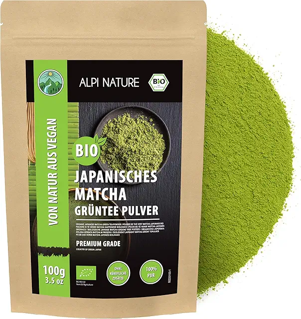 Bio Matcha Tee Pulver Premium Grade aus Japan 100g - Japanilainen Matcha Tee
