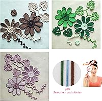 Vista 8 de Golo - Hilo de ganchillo tamaño 30, hilo de colores para hacer encaje 310