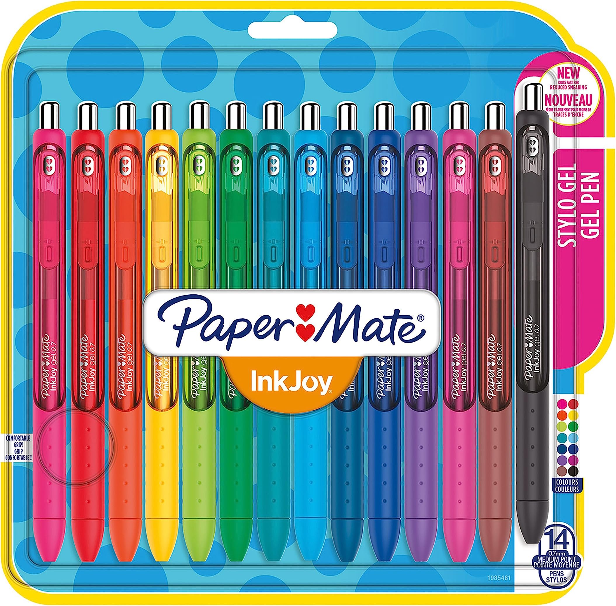 KERDEJAR Stylo à Bille Multicolore Créatif Belle Papeterie Presse
