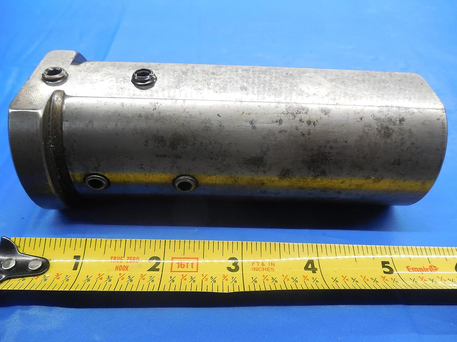 1" I.D. X 2" O.D. Lathe Bushing 5/16-18 Set Screw CNC Mill Sleeve Tool Holder - MS1900LI