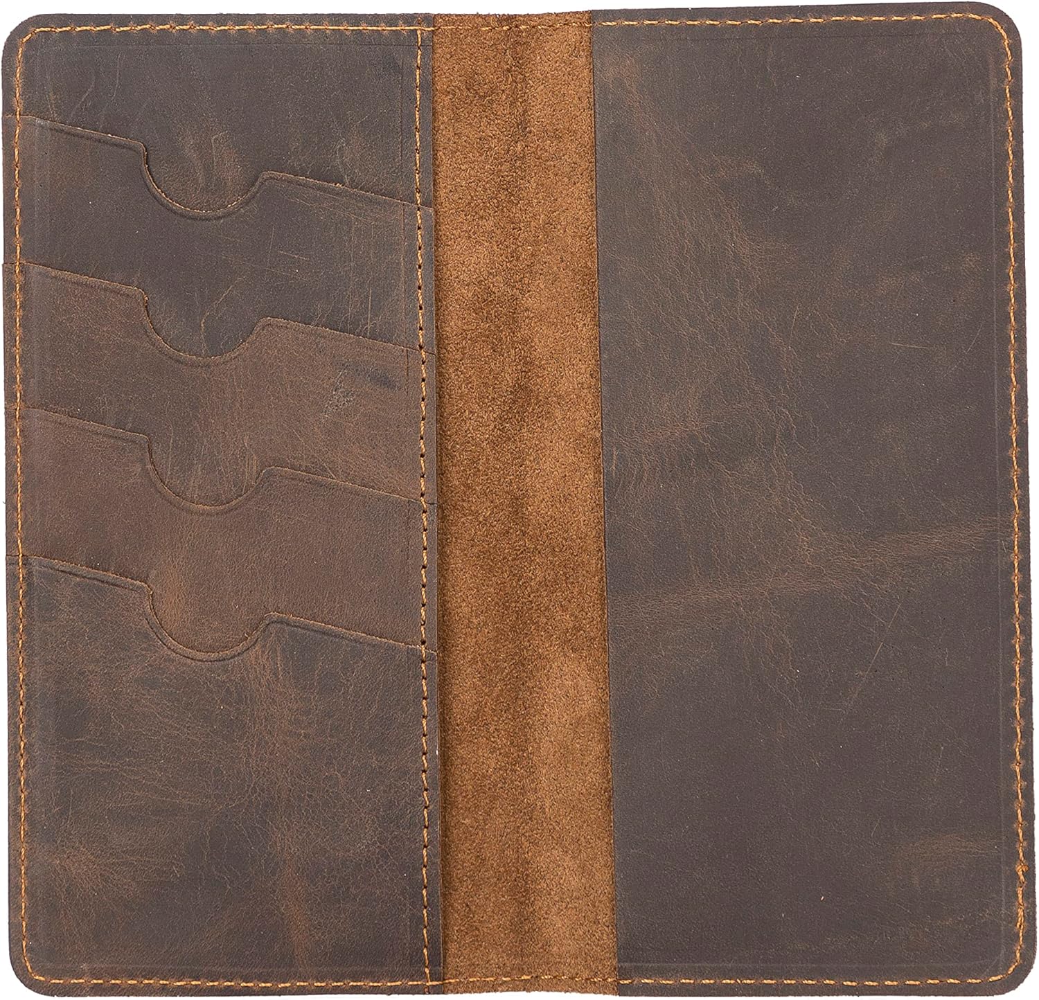 Amazon.com: OXA Leather Checkbook Cover Wallet | Crafted from Premium ...