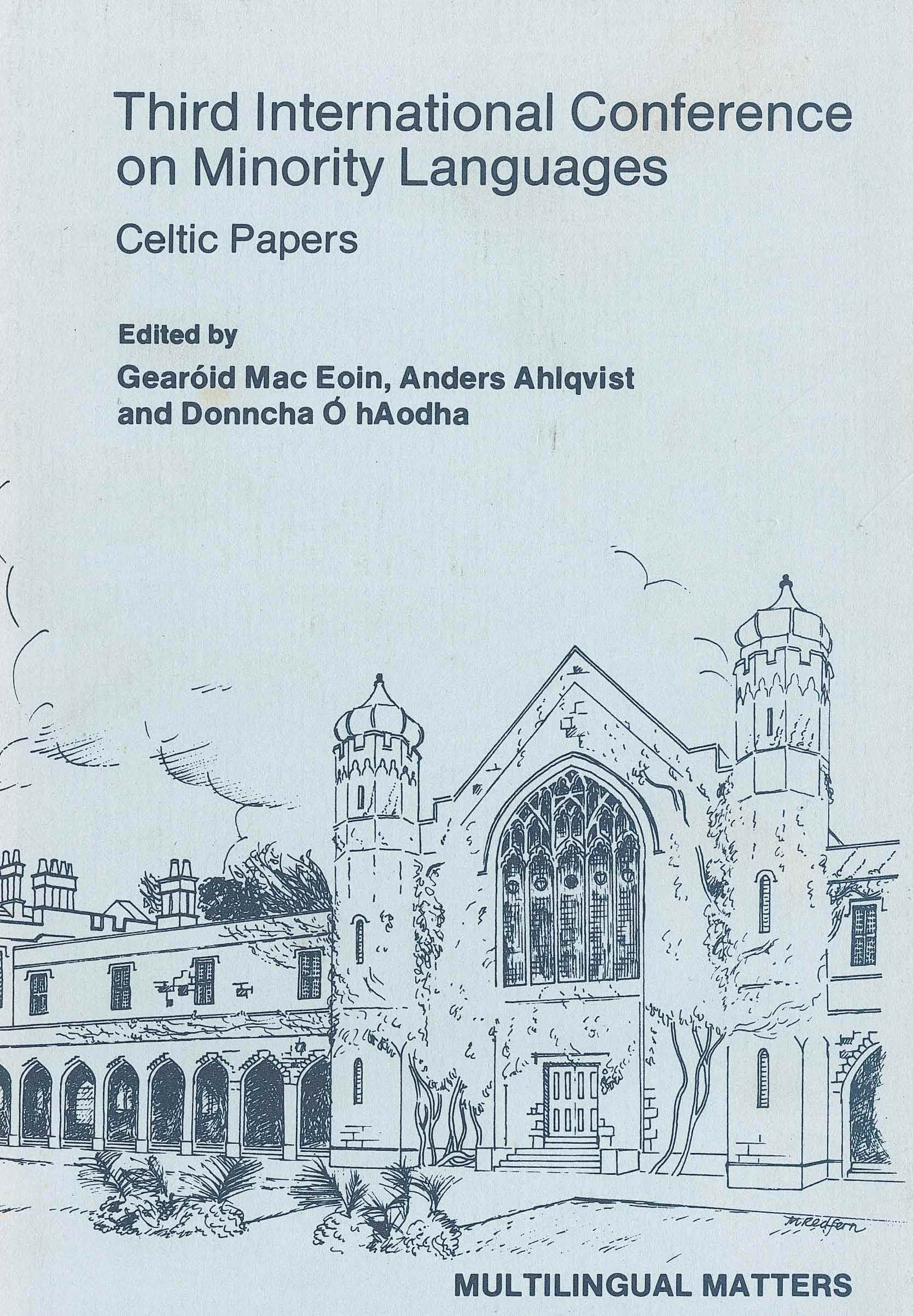 Buy Minority Language Conference (3rd): Celtic Papers (Multilingual Matters) — BookShops.in