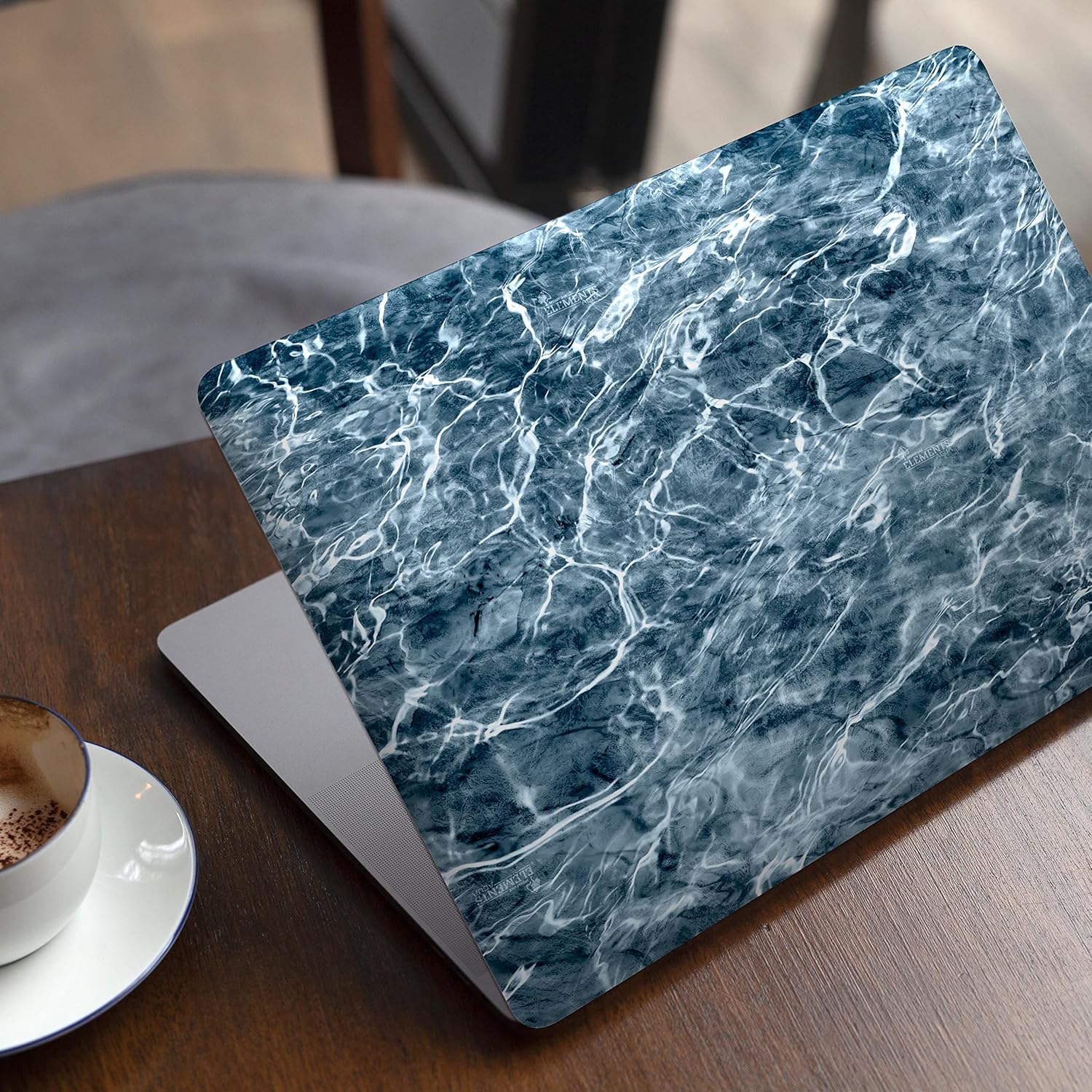 DesignSkinz - Mossy Oak Elements Agua Spindrift Premium Full-Body Cover Wrap Decal Skin-Kit Compatible with MacBook Air 13” 2020 (A2179)