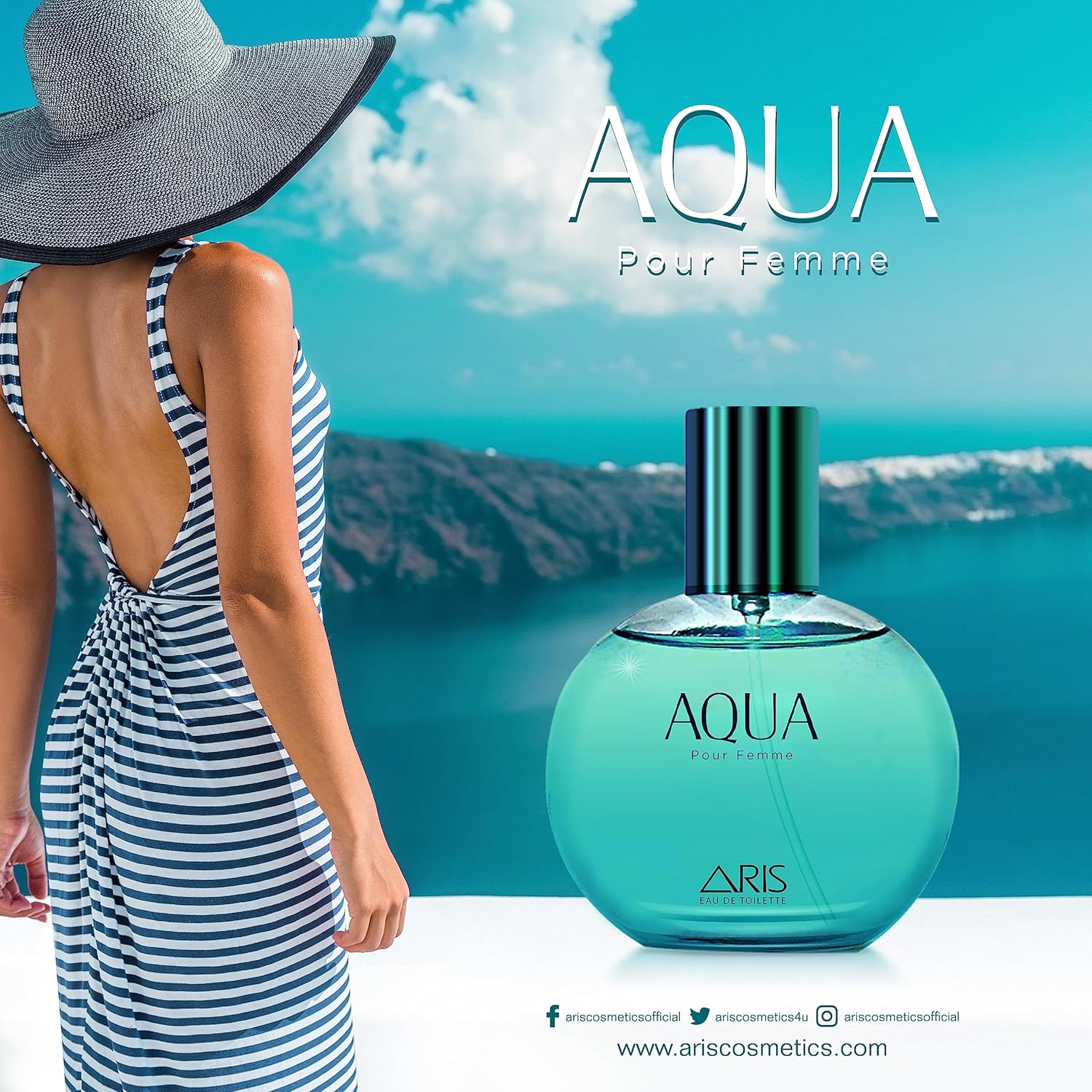 Aqua Eau de Toilette – Long-Lasting Floral and Fresh Fragrance for Women – 100mL Perfume Spray with Bonus 15mL Perfume Sample (Randomly Selected) image 8 of 9 B0CKKYSF55