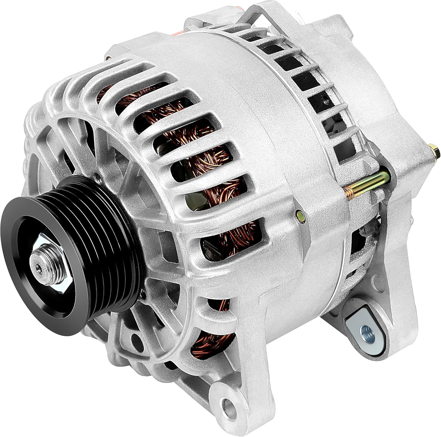 SCITOO Alternator Fits for Ford Ranger Truck 2.3L 2001 2002 2003 2004 2005 2006, for Mazda B2300 for Pickup 2001 2002 2003 2004 2005 2006 2007 2008-12V 110Amp CW 6-Groove Pulley, OE 8265