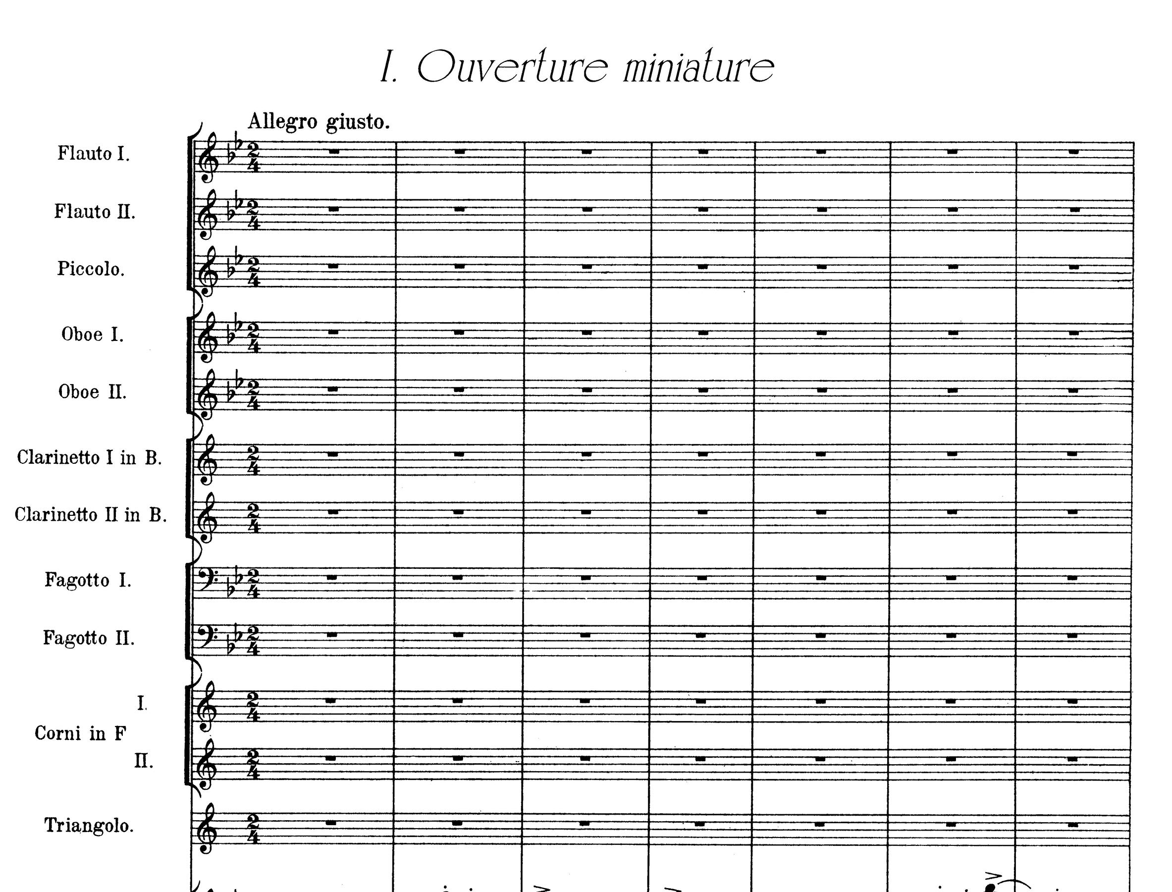 Pyotr Ilyich Tchaikovsky Nutcracker Suite Full Score