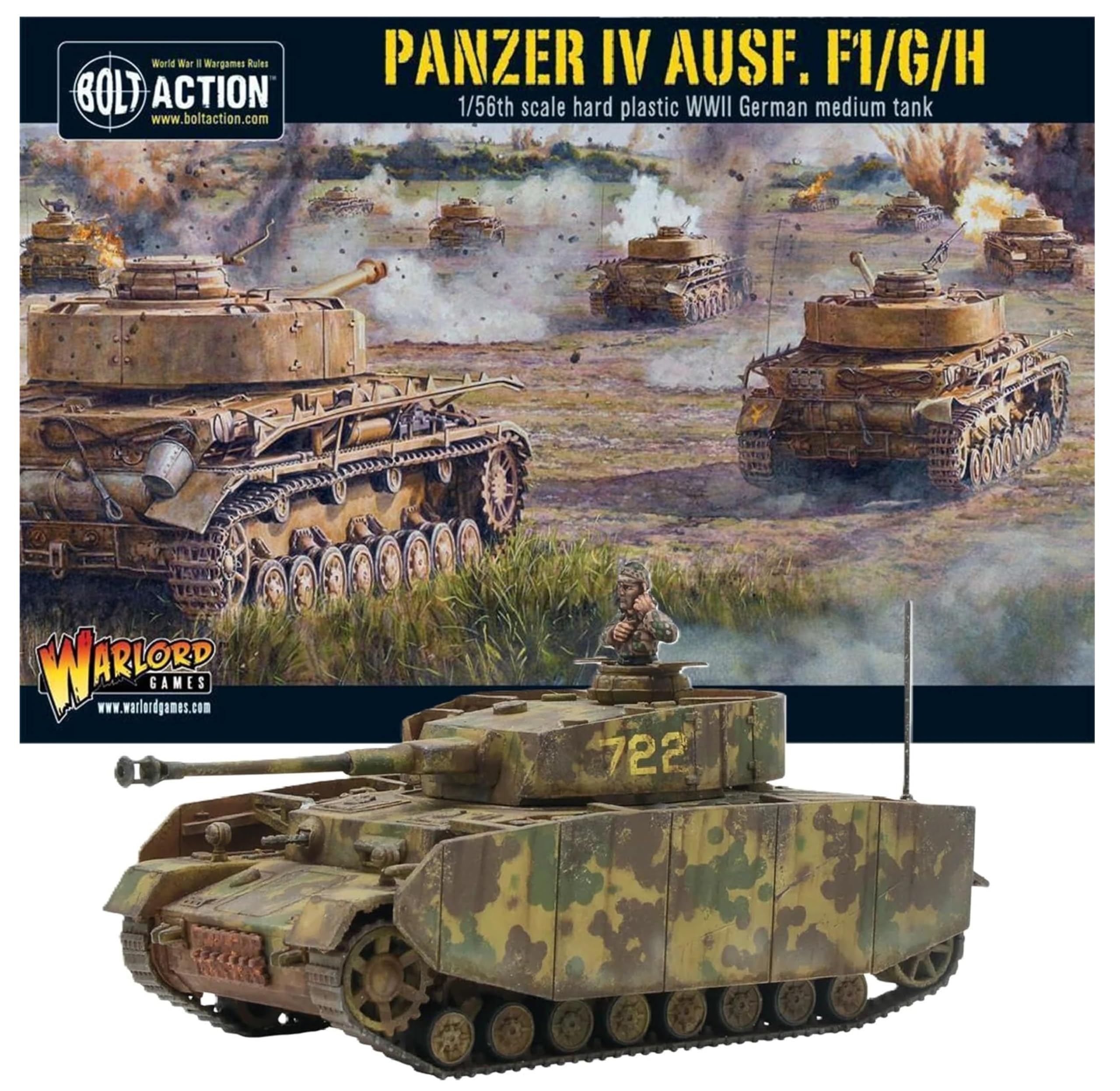 Bolt Action - Panzer IV Ausf.F1 / G/H - WGB.WM.505 -. Warlord Jeux