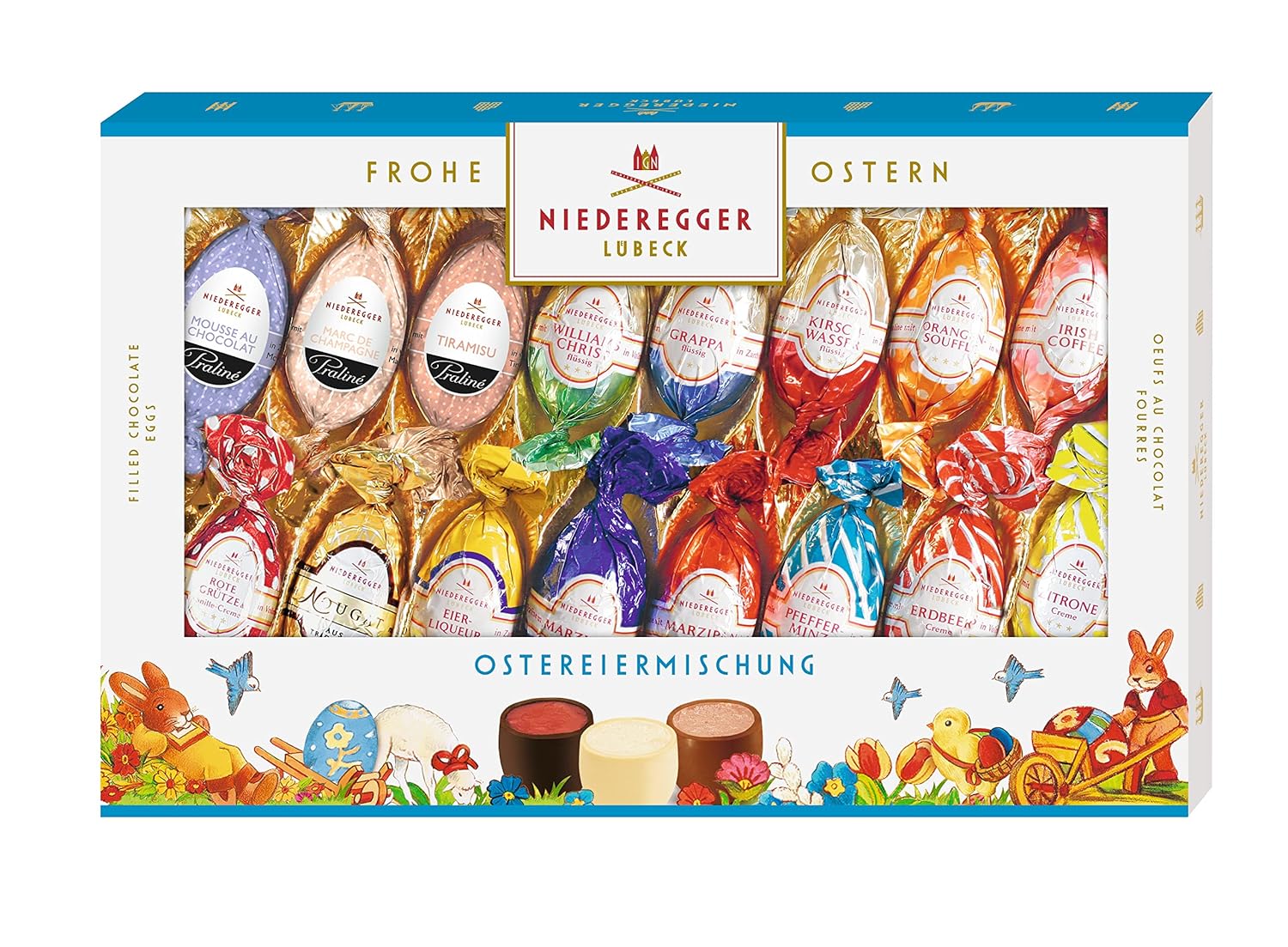 Niederegger Easter Egg Assortment - 250 g/8.8 oz