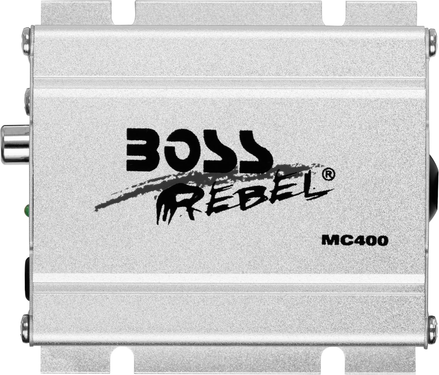 Boss Audio Systems MC400 Motorcycle Speaker System - Class D Compact Amplifier, 3 Inch Weatherproof Speakers, Volume Control, Great for Use with ATVs-Motorcycles-12 Volt Vehicles