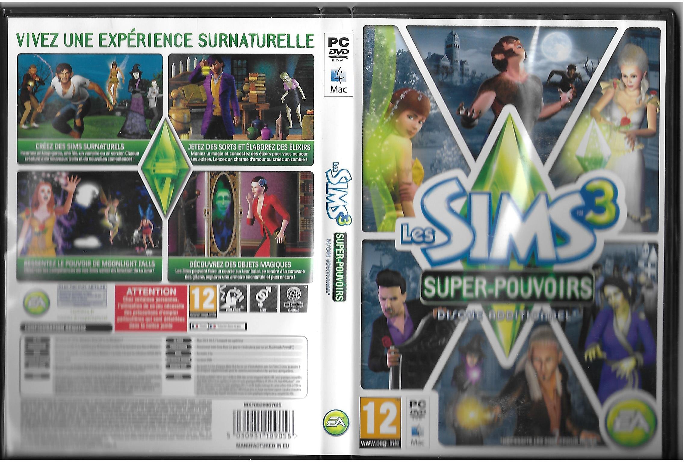 Sim 3 Supernatural-French [video game]