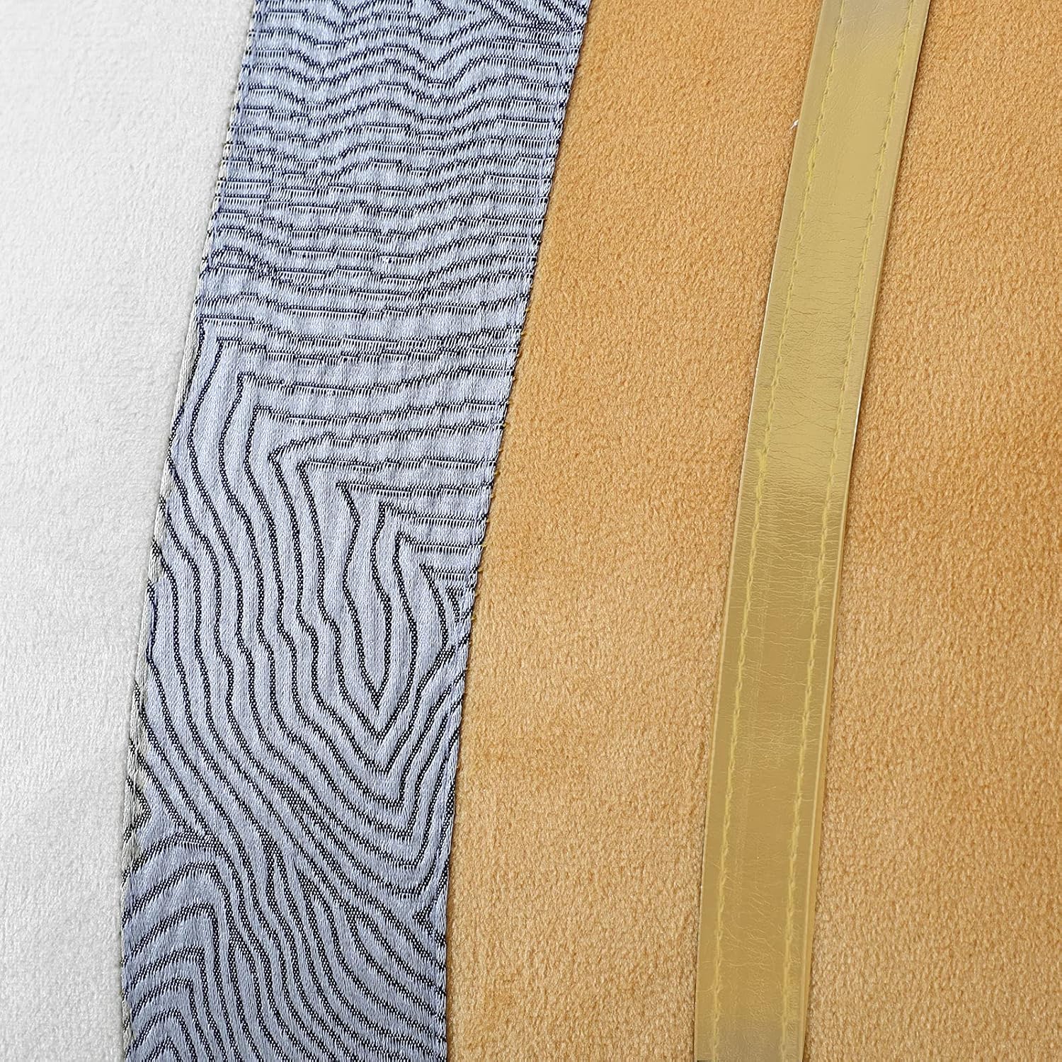 Yaertun Pack of 2 Patchwork Velvet Square Decorative Throw Pillow Cover with Gold Striped Leather Cushion Cases Modern Luxury Pillowcases for Couch Sofa Bed 20x20 Inches Yellow