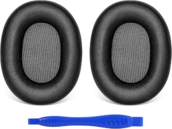 Link Dream Ear Pads for Sony WH-1000XM5 Soft Protein Leather Memory Foam Replacement Earpads Ear Cushions M5 Black