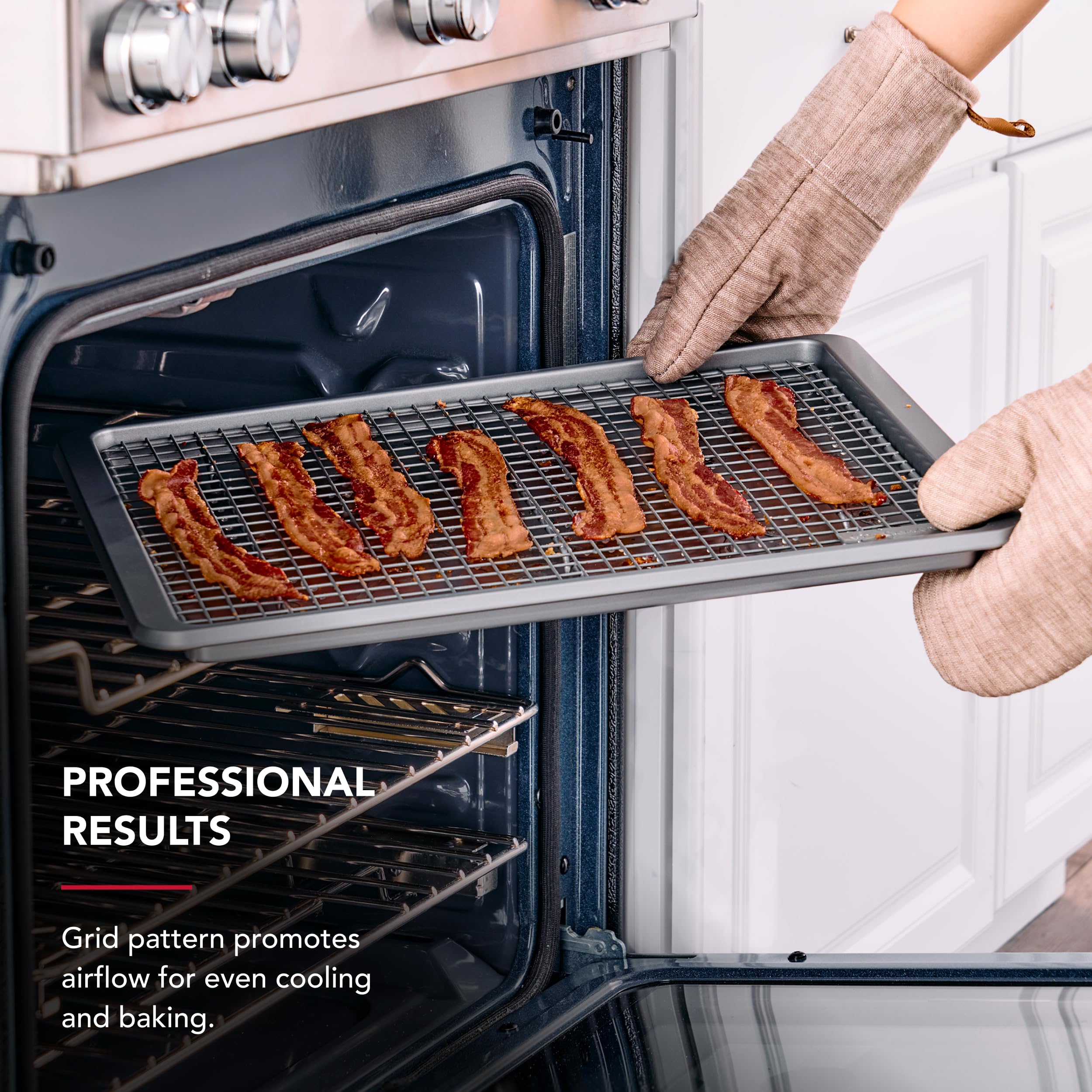 KitchenAid Nonstick grille de refroidissement en acier aluminium 33 x 45 cm