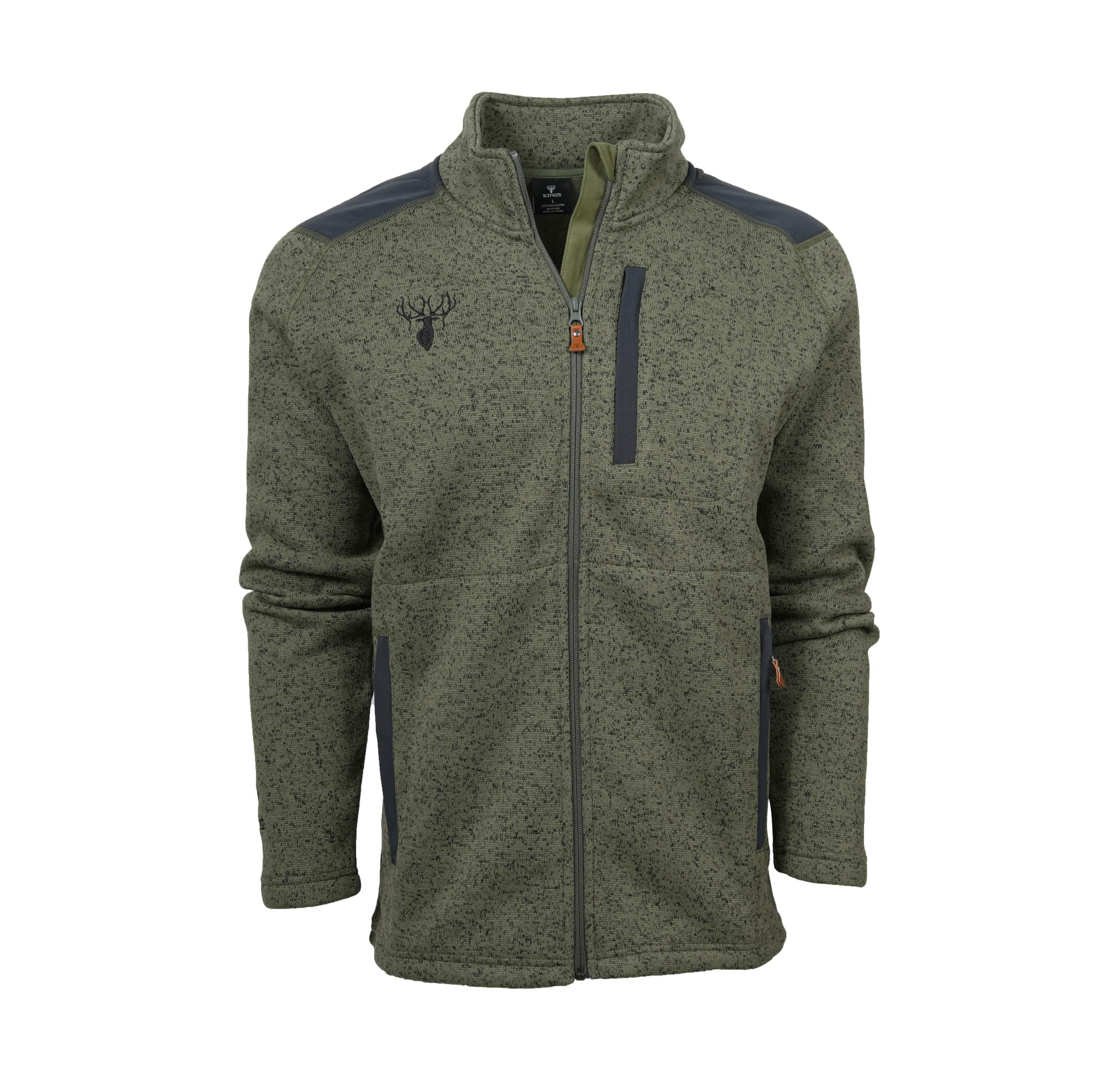 Lifestyle Full-Zip Logo Sweater, Green, 3X-Large, Green, 3X-Large-image-38