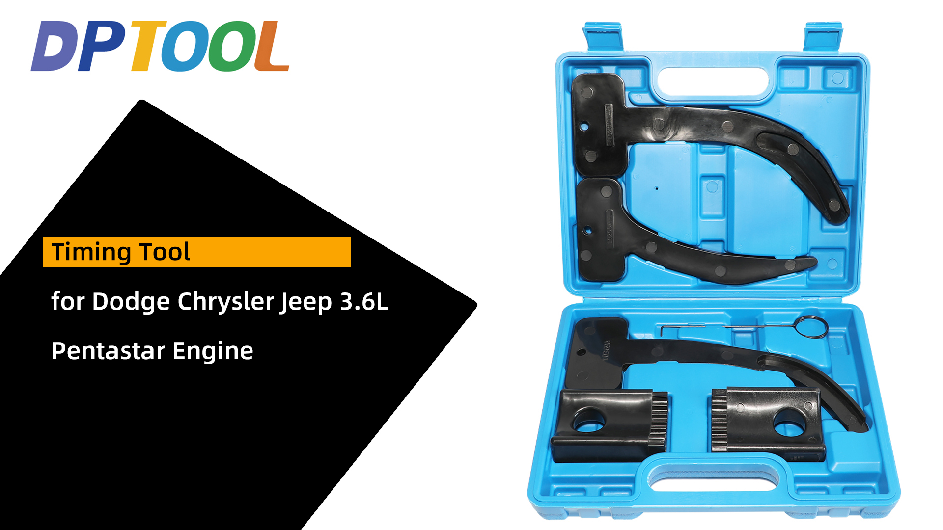 Kit Outils Calage Arbre à Cames Pour Moteur V6 3.6L Pentastar - Compatible VW, Jeep, Chrysler, Dodge (10200A, 10202, 10369) - Pour Entretien Chaîne Distribution