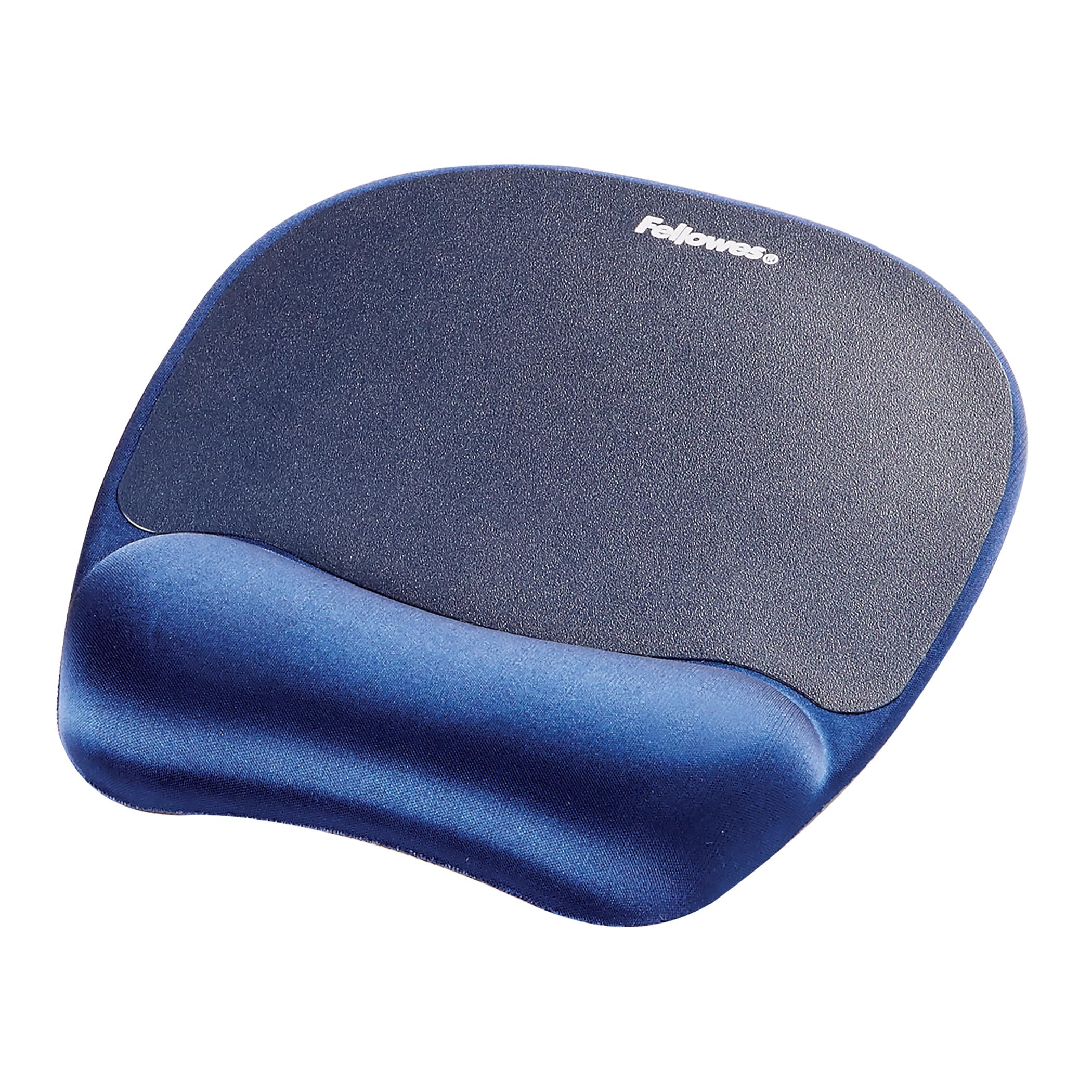 Fellowes Everyday Mousepad mit Handgelenkstütze - Ergonomisches Mauspad für Computer-Laptop, Ergonomische Handgelenkstütze - Blau