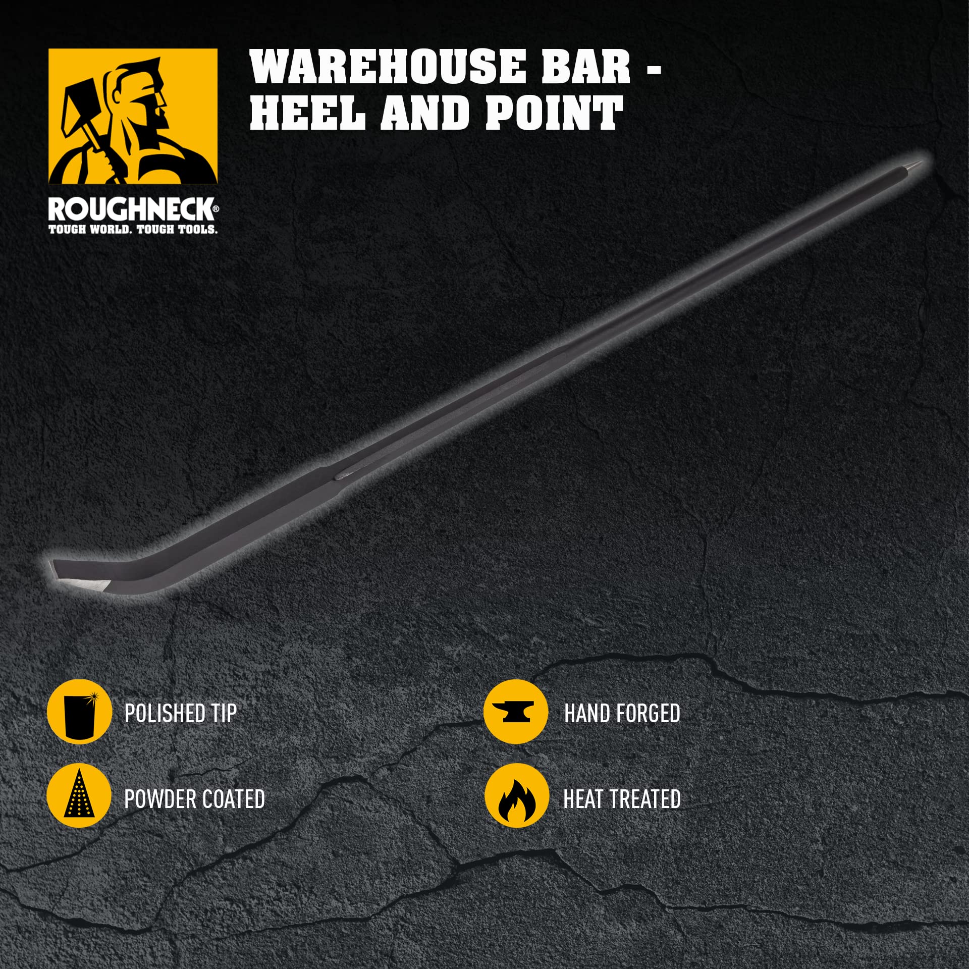 Crow Bars Roughneck Digging Bar 6.2kg 50mm X 1.52m| Carey Tools Pallet ...