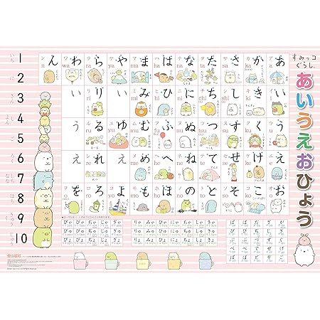 Amazon シンプル な ひらがな 学習 お風呂 ポスター ひらがな １種 防水 おふろ ひらがな カタカナ 漢字 おもちゃ