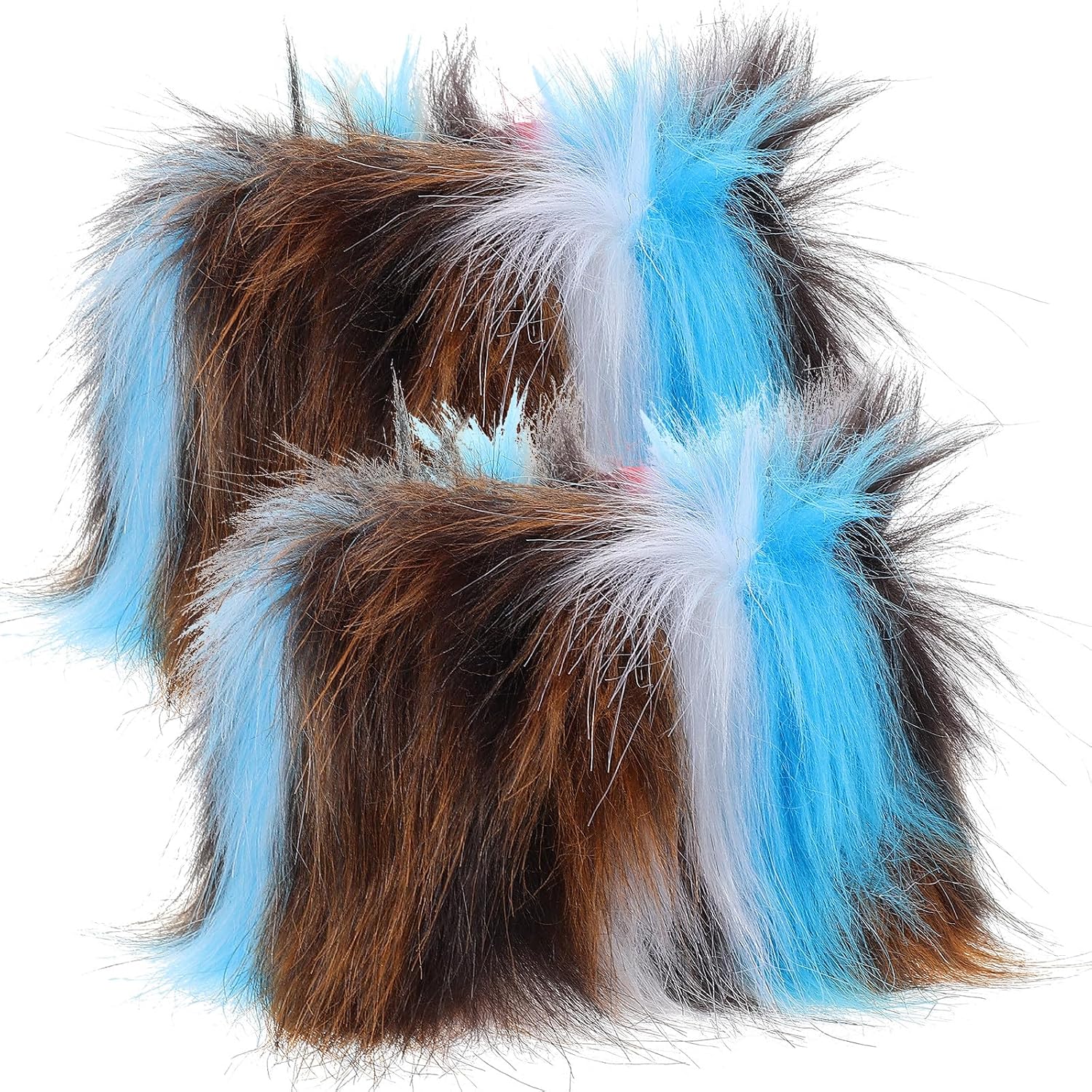 Cozy Arm Warmers Wrist Warmers Imitation Fur Cold-weather Accessories for Women One Size Colorful