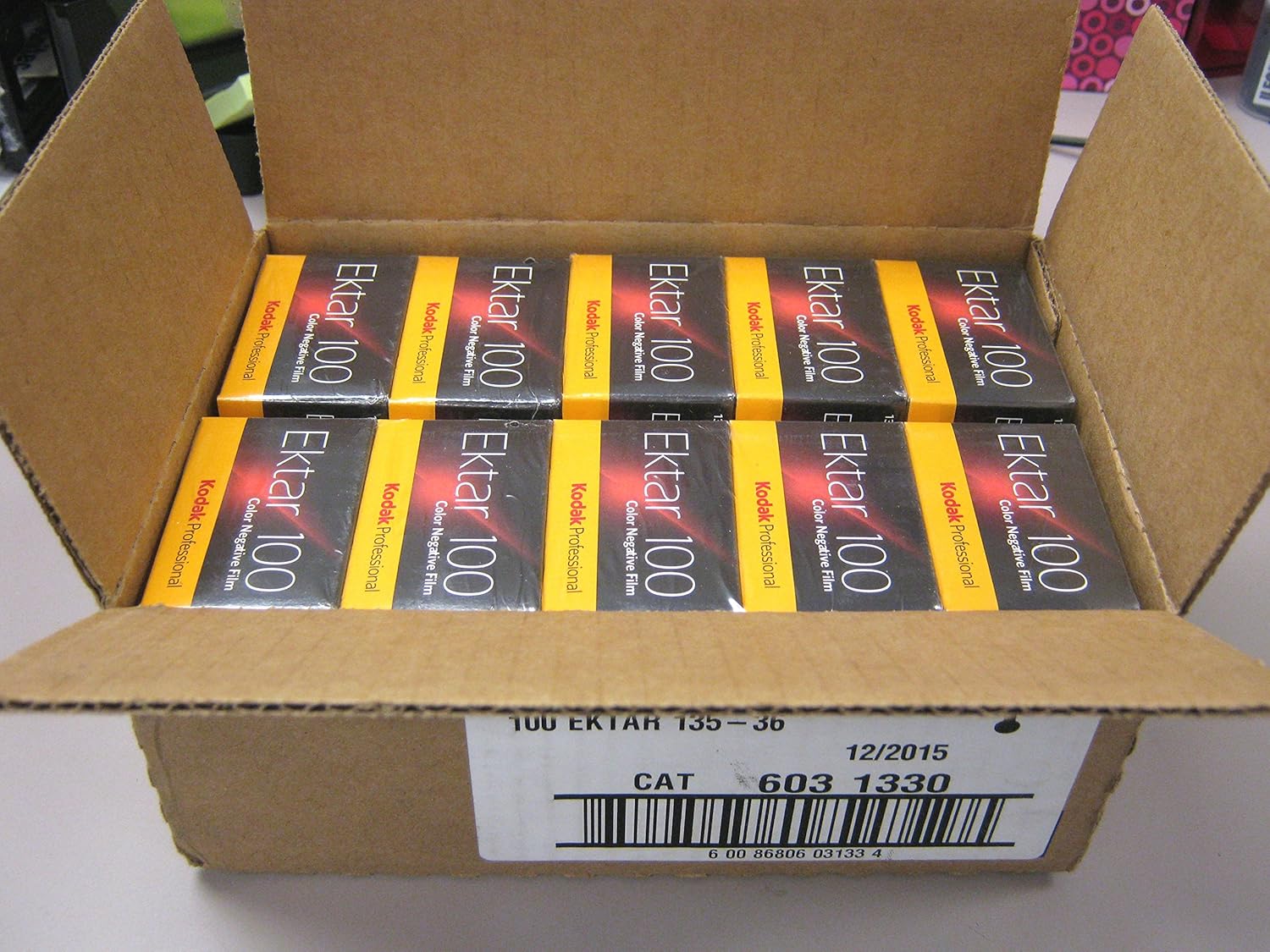 20 Rolls Kodak Professional Ektar 100 135-36 Color Negative 35mm Film