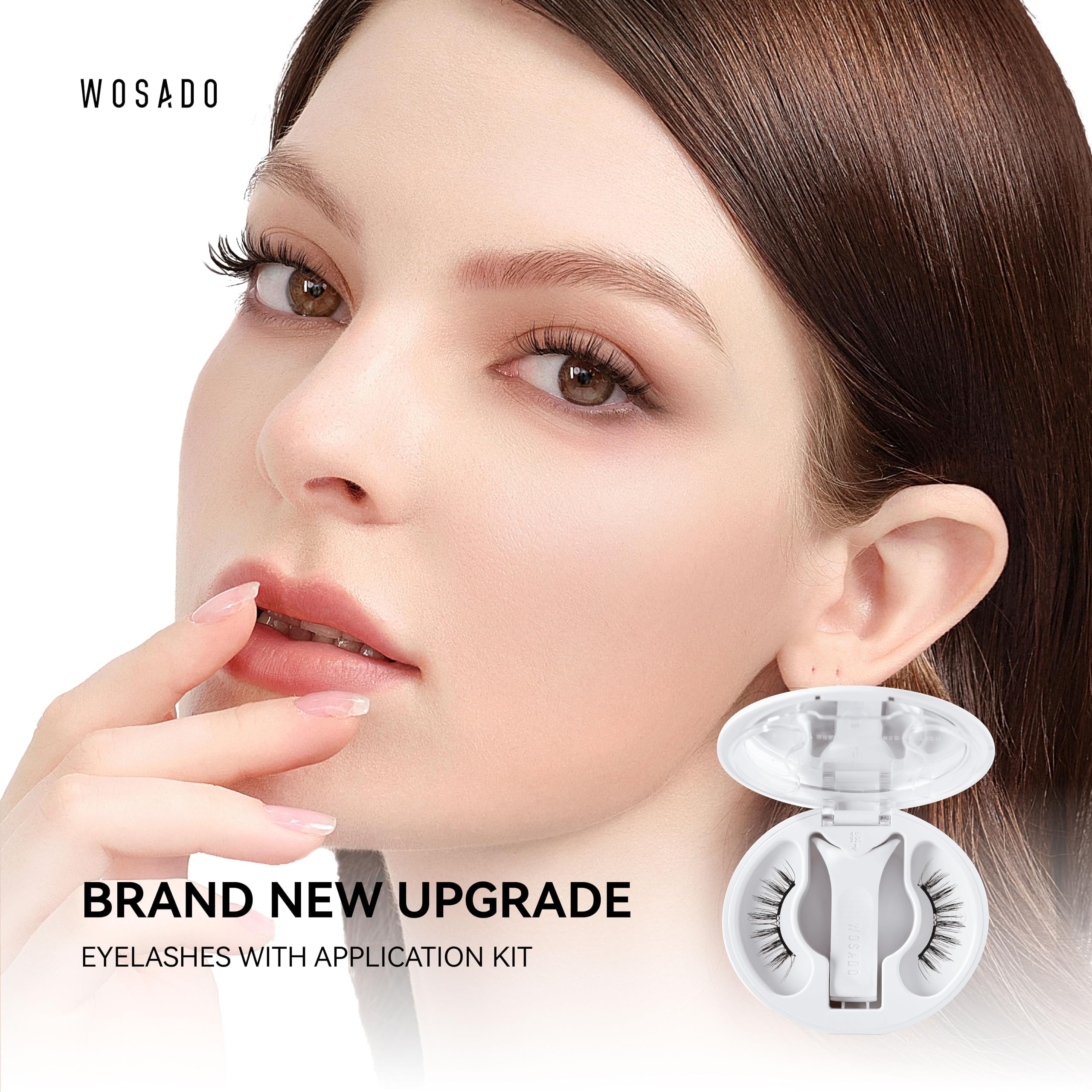 Amazon.com: WOSADO Magnetic Eyelashes with Applicator Kit, [V26 Amazon.com: WOSADO Magnetic Eyelashes with Applicator Kit, [V26