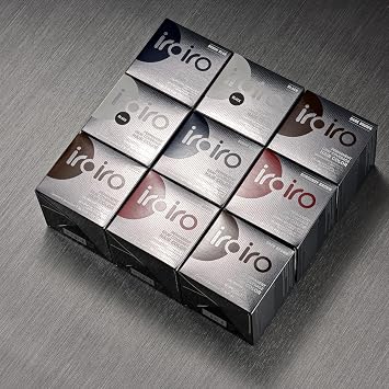 iroiro Permanent Gray Coverage Hair Color (Black, 4.72 oz)