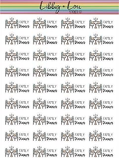Family Dinner Planner Sticker | Libby and Lou Sticker Co