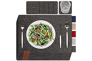 Stunning Felt Placemats for Sophisticated Dining