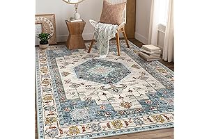 HappyTrends 5x7 Boho Area Rug: Embrace Bohemian Style and Coziness