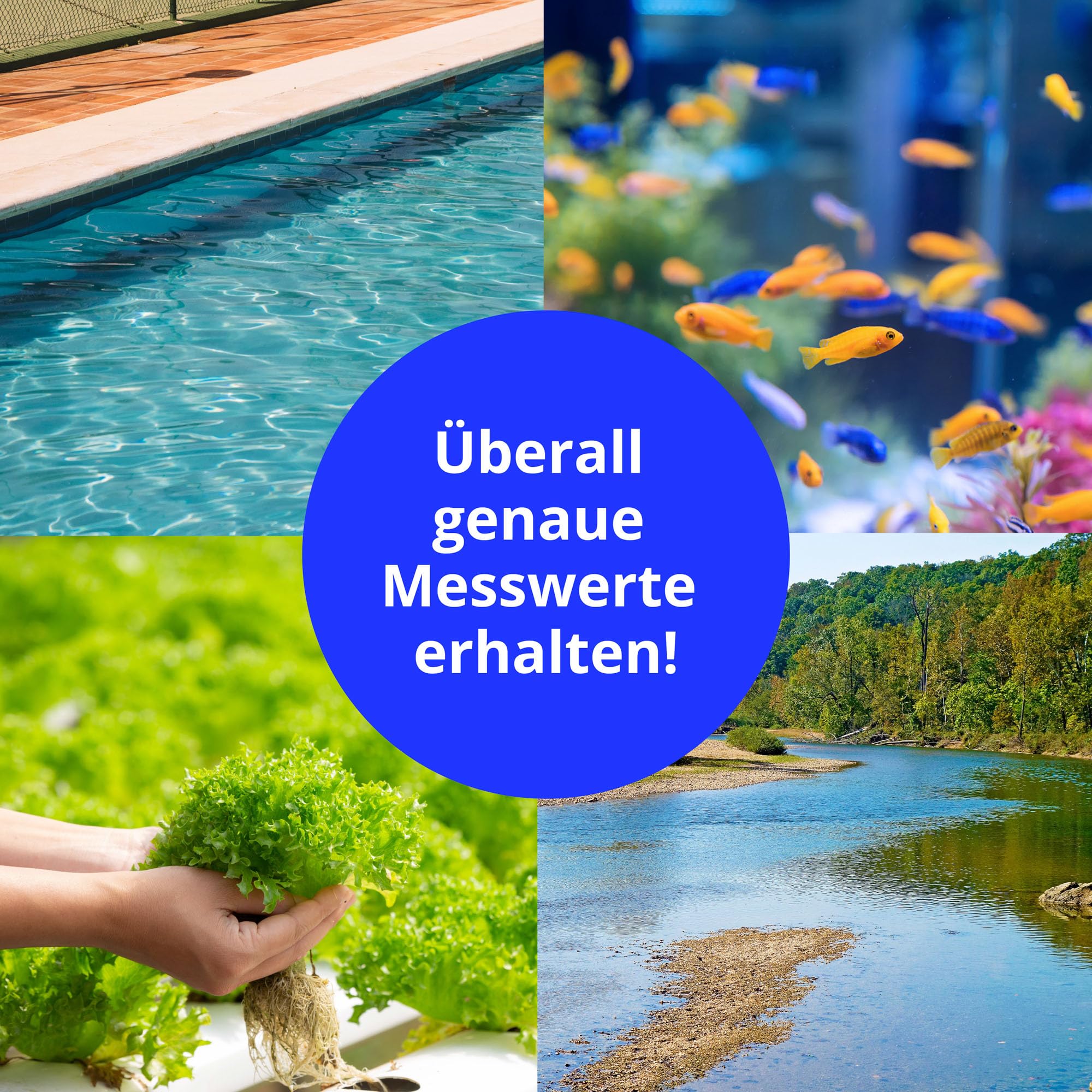 Bluelab pH Pen - Genau bis ±0,1 pH, langlebig, wasserdicht, schwimmfähig, schnell, stabil, Doppelsonde, Temp.-Kompensation, leicht kalibrierbar – Hergestellt in Neuseeland