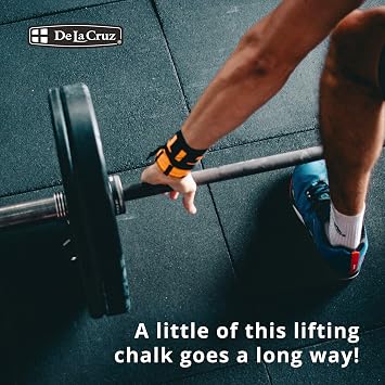 De La Cruz Magnesium Carbonate Gym Chalk, 2 oz (1 Block)